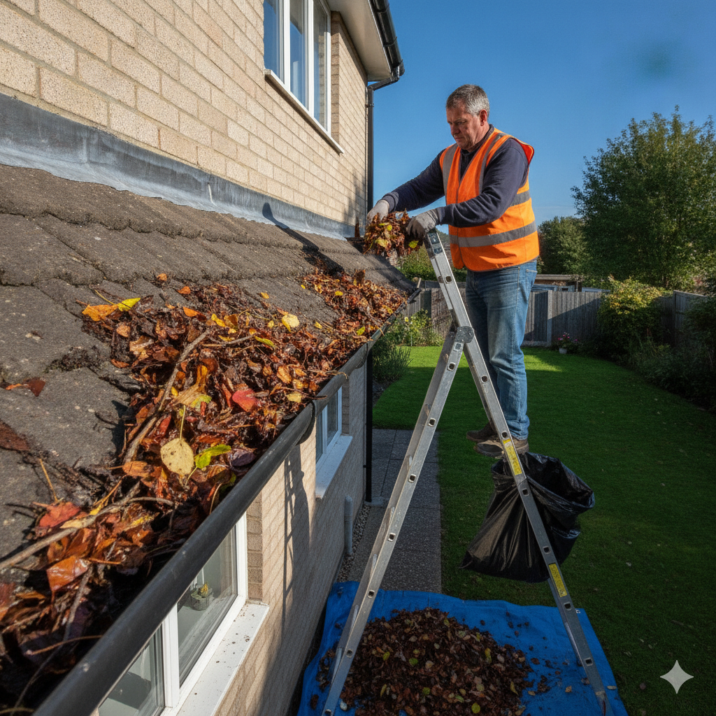 Gutter cleaning