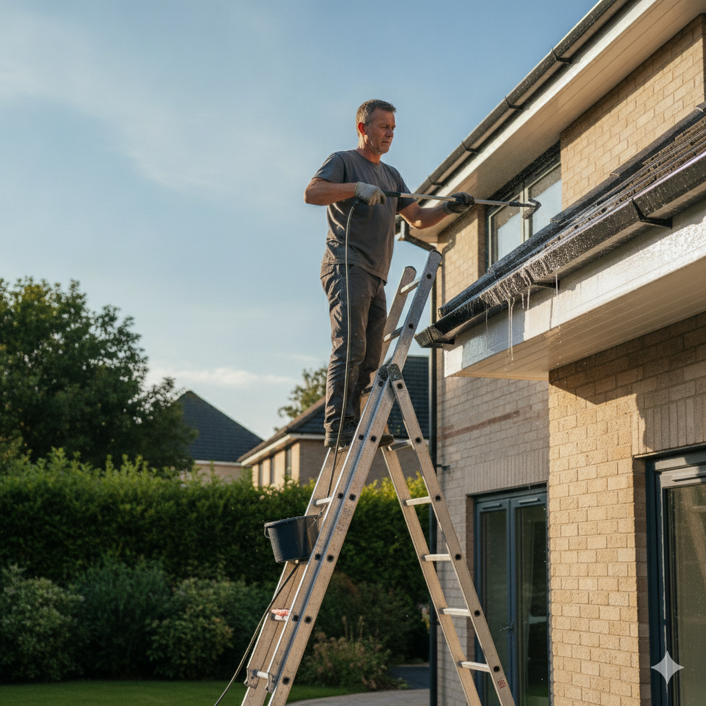Soffit and Fascia cleaning